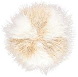 Rackhams Curly Cake Cushion - 45 cm - 62 cm - 38 cm - Arctic Sunrise/Ivory - D38 cm - thumbnail 1