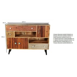 Rackhams Seamon reclaimed wood Sideboard - Wood - 1 - thumbnail 5