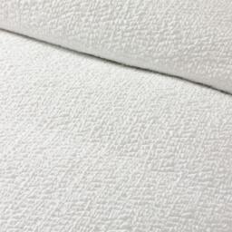 Rackhams Crinkle Seersucker White Duvet Cover Set - Double - thumbnail 2