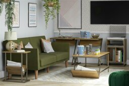 Rackhams Regal Accent Table Laptop Desk in Walnut Look - thumbnail 4