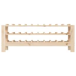 Rackhams Wine Rack 109.5x30x42 cm Solid Wood Pine - thumbnail 5