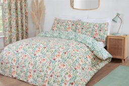 Rackhams Amaryllis Floral Duvet Cover Set - Multi - Super King - thumbnail 2