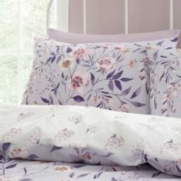 Rackhams Isadora Floral Duvet Cover Set - Lilac - Double - thumbnail 5