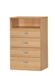 Rackhams Wrexham Stylish Oak Finish Bedroom furniture - Oak - Bedside chest - thumbnail 4