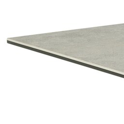 Rackhams Heaven Dining Table with Ceramic Grey Top 135cm - Black - No - Grey - thumbnail 5