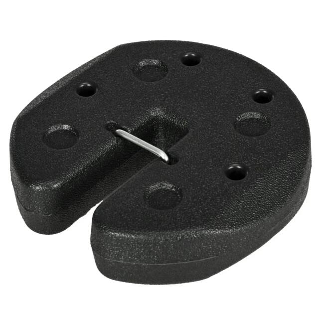 Rackhams Total 12KG Gazebo Weights Set of 4, Weights for Gazebo Legs with Reinforce Pins and Carry Belt, for Canopies Tents - Black - image 1