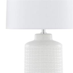 Rackhams Ebbie White Ceramic Table Lamp - thumbnail 5
