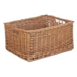 Rackhams Double Steamed Wicker Storage Basket - Set of 4 - thumbnail 3
