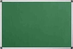 Rackhams 60 cm x 45cm Aluminium Frame Felt Notice Pin Board - Notice Board Bulletin Frame for Office, School, Bedroom, Memo, and Home - Blue - thumbnail 2