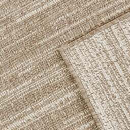 Rackhams Mèlange Reversible Indoor & Outdoor Beige Rug - 80X150 cm - thumbnail 4