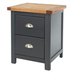 Rackhams Dunkeld 2 Drawer Bedside Cabinet