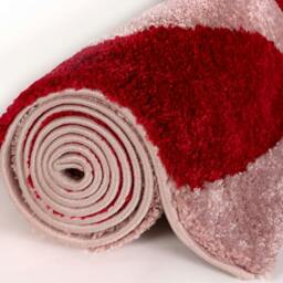 Rackhams Joli Striped Red & Pink Rug - 80X150 cm - thumbnail 6