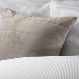 Rackhams Verona Filled Cushion - Mink - One Size - Mink - 100% Faux Suede
