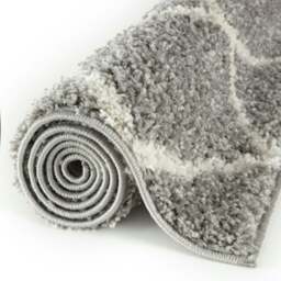 Rackhams Moroccan Grey Shaggy Rug - 710 - Ø 120 cm - thumbnail 5
