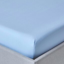 Rackhams Crisp & Cool 200 TC Egyptian Cotton Percale Fitted Sheet – 30 cm Deep - Double - Black - thumbnail 2