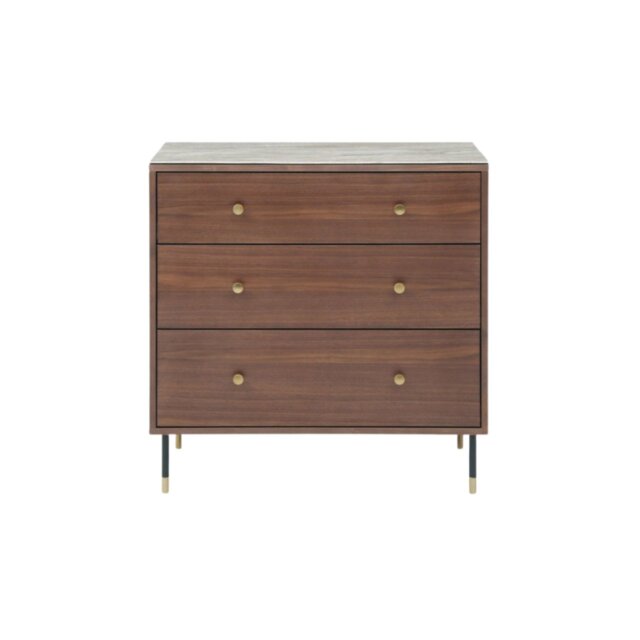 Rackhams Willow 3 Drawer Chest - Timber Tobacco - Timber Tobacco - image 1