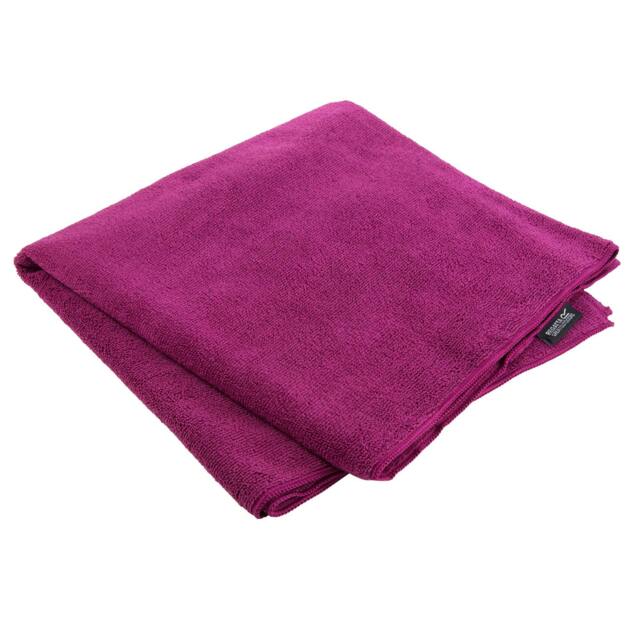 Rackhams Great Outdoors Lightweight Giant Compact Travel Towel - Dark Cerise - Dark Cerise - One Size - image 1
