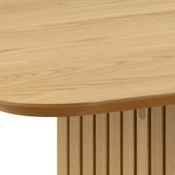 Rackhams Christo Dining Table in Oak 220x75cm including 6 Lima Dining Chairs with Armrest in Black - Black - No - Black - thumbnail 5
