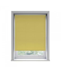 Rackhams No Drill Ochre Thermal Blackout Roller Blind (170cm Drop) - 155cm - thumbnail 2
