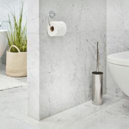 Rackhams Polished Stainless Steel Toilet Brush and Holder - thumbnail 2