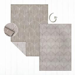 Rackhams Pangli Flatweave Reversible Beige Rug Indoor-Outdoor - 160X230 cm - thumbnail 6