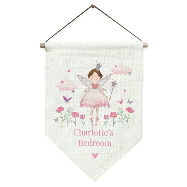 Rackhams Personalised Fairy Princess Wall Art Banner - image 1