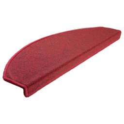 Rackhams Stair Mats 10 pcs 65x24x4 cm Bordeaux Red - thumbnail 3