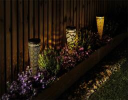 Rackhams Solar Guernsey Torch Light Flower Design 13Pk - thumbnail 3
