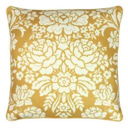 Rackhams Melrose Floral Cushion Cover - Honey - One Size - Honey - 100% Polyester - thumbnail 1