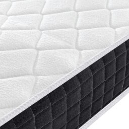 Rackhams Cloud Double Medium Pillow Top Pocket Sprung Mattress - White/Black - Foam - 1 - thumbnail 5