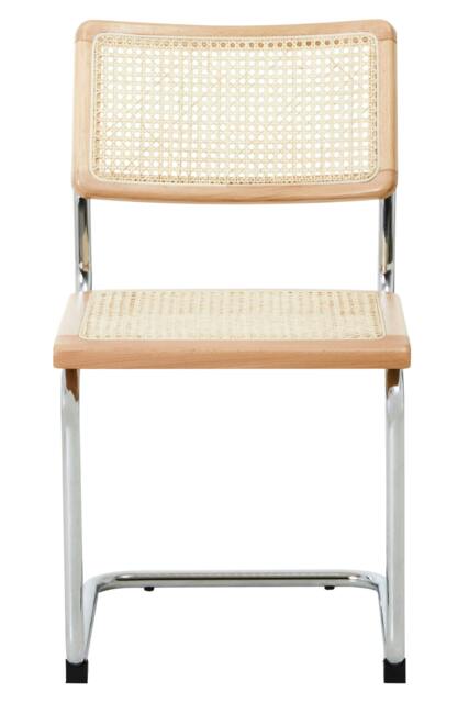 Rackhams Cebu Elm Wood and Rattan Dining Chair - image 1