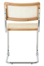 Rackhams Cebu Elm Wood and Rattan Dining Chair - thumbnail 4