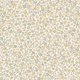 Rackhams Veronica Ditsy Daisy Floral Nursery Textured Wallpaper, Ochre Beige - thumbnail 2