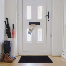 Rackhams Washable Mat With Border Dark Grey - 133 - 50X80 cm - thumbnail 2