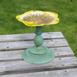 Rackhams Ornamental Free Standing, Weather Resistant, Pedestal Style, Easy Assemble Bird Bath - thumbnail 3