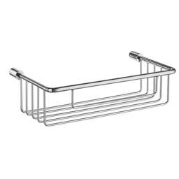 Rackhams Polished Chrome Shower Basket
