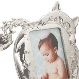 Rackhams Quirky Hiding Cat Themed Nickel Plated Picture Frame with Hanging Fish - thumbnail 5