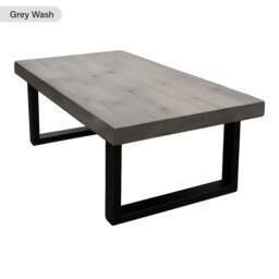 Rackhams Chunky & Sturdy Handmade Wooden Coffee Table - 140 - 80 - thumbnail 4