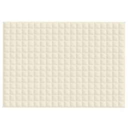 Rackhams Weighted Blanket Light Cream 138x200 cm Single 10 kg Fabric - thumbnail 3