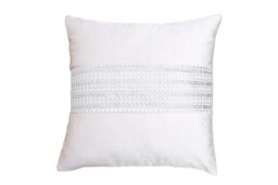 Rackhams Glam Chenille Cushion - 43cm x 43cm - Aubergine - thumbnail 2