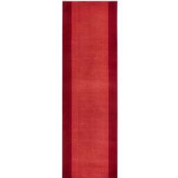 Rackhams Designer Velours Red Runner “Band” – Classic Elegance - 80X400 cm