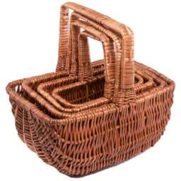 Rackhams Southport Wicker Shopping Basket - Medium