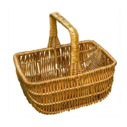 Rackhams Southport Wicker Shopping Basket - Medium - thumbnail 2