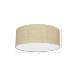 Rackhams Ceiling Lamp Marshall Rattan 2XE27 40cm - thumbnail 5