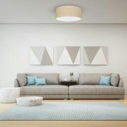 Rackhams Ceiling Lamp Marshall Rattan 2XE27 40cm - thumbnail 4