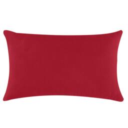 Rackhams 100% Brushed Cotton Flannelette Pillowcase Pair -  Red - Pillow Case (50 x 75cm)