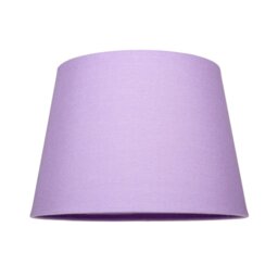 Rackhams Traditional 8 Inch Soft Lilac Linen Drum Table/Pendant Lamp Shade 40w Maximum