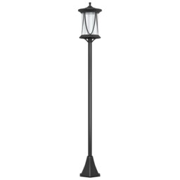 Rackhams 1.3 M LED Outdoor Street Light, Waterproof IP44, Cool White - Black - 23.5W x 23.5D x 184H cm - thumbnail 2