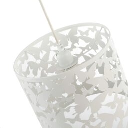 Rackhams Unique Butterfly Themed Pendant Ceiling Light Shade in Gloss White - thumbnail 4