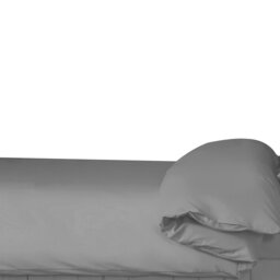 Rackhams 200 Thread Count Egyptian Blend Duvet Cover - Platinum - Single - Platinum - 100% Cotton - thumbnail 3